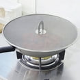 Windfall Grease Splatter Screen for Frying Pan with Fold Flat Knob Fine