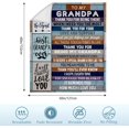 thumbnail image 4 of Grandpa Gifts Blanket 50"x60", Gifts for Grandpa, Grandpa Birthday Gifts Idea, Best Grandpa Gifts from Grandkids/Granddaughter/Grandson, Good Gifts for Grandpa, Grandpa Gifts for Christmas Fathers Day, 4 of 6