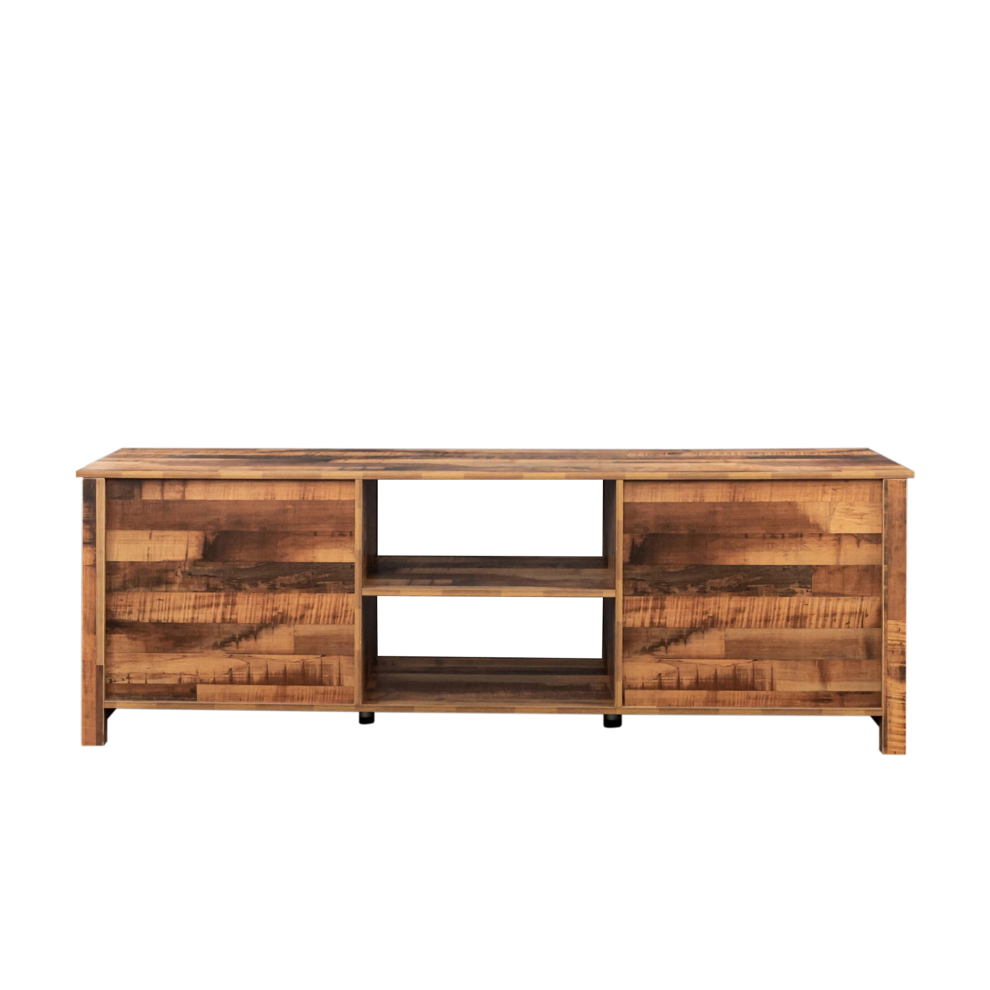 Kepooman TV Stand with 6 Storage Compartments & 1 Shelf Cabinet, Modern TV Stand with High-Quality Particle Board, A-Walnut Kepooman TV Stand with 6 Storage Compartments & 1 Shelf Cabinet, Modern TV Stand with High-Quality Particle Board, A-Walnut
