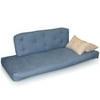 Mali Flex Multi-Position Lounger Pillows: Denim and Khaki