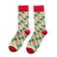 thumbnail image 3 of Lava 2 Pairs Women Christmas Socks Novelty Funny Casual Cotton Crew Socks Size 9-11 Candy, 3 of 9