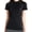 Black, variant on Junior Girls Ladies Women's Solid Short Sleeve Rash Guard Water Shirt UV Protection 50+ Pink X-Large