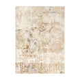 thumbnail image 2 of MDA Rug Imports London Collection Cream/ Brown Abstract Area Rug 2'8 x 7'8 8' Runner Runner, Accent, Indoor Rectangle, 2 of 5