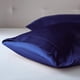 thumbnail image 3 of Funda de almohada de satén sedoso para cabello y piel, fundas de almohada de tamaño estándar, juego de 2 fundas de almohada de satén con cierre de sobre, 3 of 5
