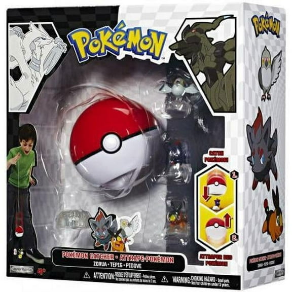 Pokémon Black & White Series 1 Catcher Zorua, Tepig & Pidove Figure, 3 Pack