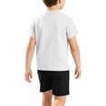 thumbnail image 6 of ITSAME Boys Athletic Outfits 2-Piece Quick-Dry Crewneck T-Shirts and Shorts Summer Versatile Sport Set White Size 6-7Y, 6 of 8
