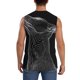 thumbnail image 4 of Fotbe Geometric Lines Dog Art Men's Camiseta sin Mangas Estampada para Hombres, Playera Casual para Gimnasio, Entrenamiento, Playa-XX-Large, 4 of 7