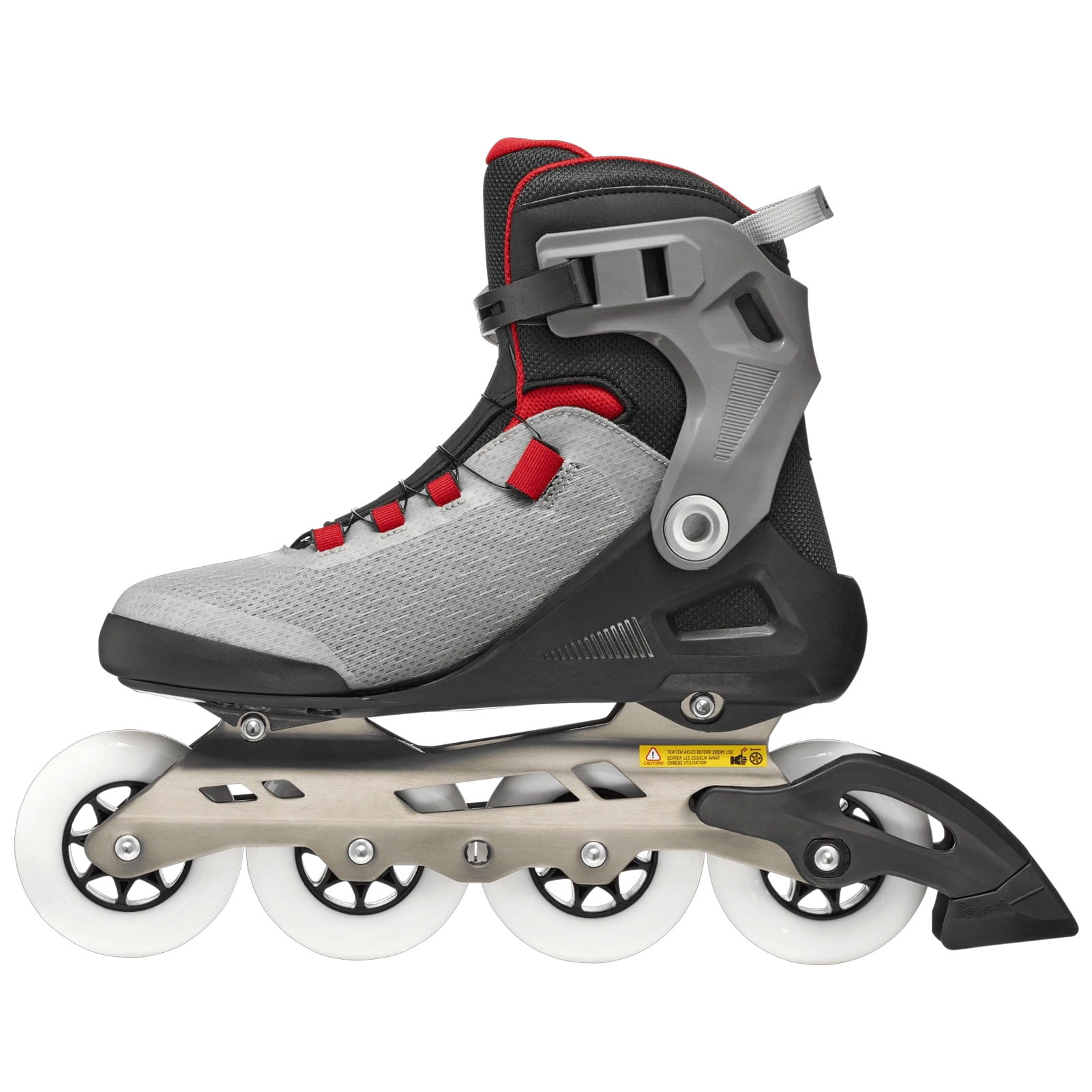ROLLERBLADE Men's Macroblade 90 BOA Inline Skates, Color: Black/Gray/Red, Size: 7/7.5