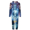 thumbnail image 5 of Henry Danger Women Men Pajamas Zipper Onesie Jumpsuit Hooded One Piece Sleepwear, 5 of 7