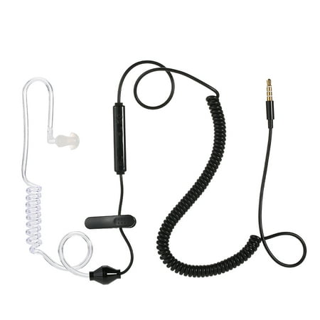 Smart Intelligent Multifunction Headphone Anti Radiation Single Ear Hook Earphone Stereo 3.5mm Plug for Samsung Apple HTC Sony