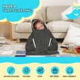 thumbnail image 6 of Wearable Blanket Hoodie for Kids, Flannel Sherpa Fleece Blanket Sweatshirt, 6 of 6