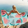 thumbnail image 5 of Yika Beach Blankets Beach Towel Microfiber Beach Towel Super Lightweight Colorful Bath Towel Sandproof Beach Blanket Multi-Purpose Towel For Travel Swimming Pool 30x60, 5 of 7