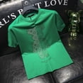 thumbnail image 3 of Violent Bear Half Hot Diamond Camiseta Hombres Algodón Puro Manga Corta ins Fashion Boys Toppangjing, 3 of 4