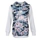 thumbnail image 5 of Sudadera con Capucha Floral Manga Larga Moda Casual Apariencia Atractiva Mujer METRO, 5 of 8