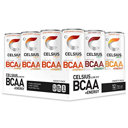 CELSIUS BCAA +Energy Sparkling PostWorkout Recovery & Hydration Drink