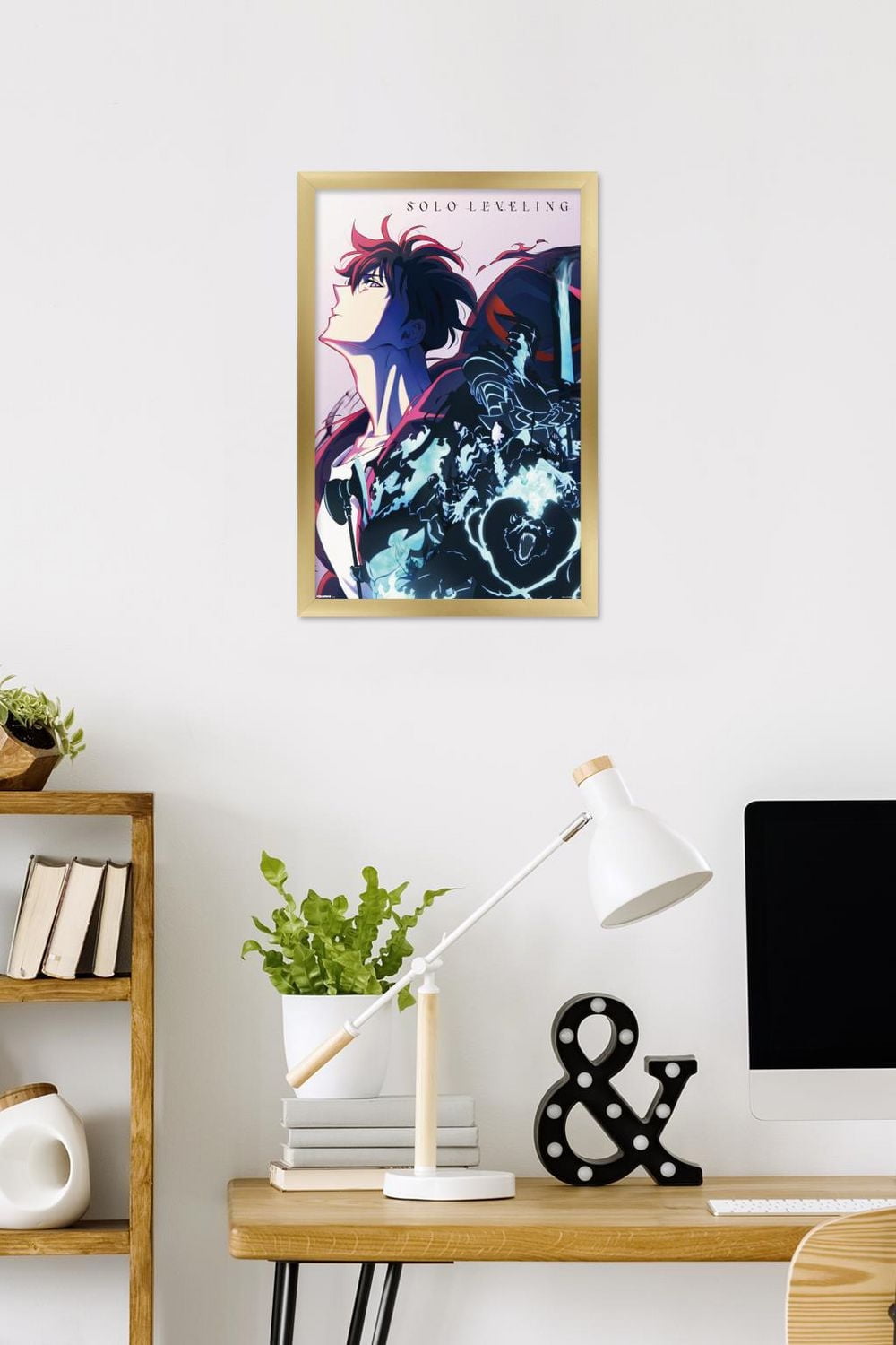 Solo Leveling: Season 2 - Teaser Key Art Wall Poster, 14.725" x 22.375" Framed