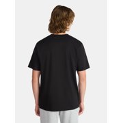 No Boundaries Standard Fit Cotton Tee with Short Sleeves, Mens and Big Mens XS-5XL
