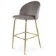 thumbnail image 1 of Silla Alta Mirel Zurich Para Barra de Cocina Banco Desayunador Tapizado con Asiento Suave Taupe, 1 of 6