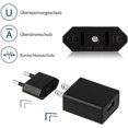 thumbnail image 4 of Adaptador convertidor de enchufe JM Paquete de 4 enchufes de viaje de EE. UU. a la UE, 4 of 5
