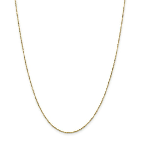 14K Yellow Gold necklace Ropa chain 18 in 1.1 mm 1.1mm