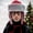 Red-2, variant on Christmas Santa Hat for Men Women Winter Christmas Atmosphere Character Dress Up Party Doll Hat Funny Hats Holiday Gifts for Women