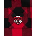 thumbnail image 4 of Disney Mickey Mouse Flannel Button-Down Bodysuit Buffalo Plaid Newborn to Infant, 4 of 5