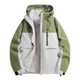 thumbnail image 2 of Mens 3 in 1 Outdoor Jacket Waterproof Windproof Detachable Inner Fleece Hooded Hiking Mountain Shell Coat, 2 of 6