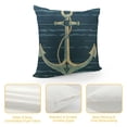 thumbnail image 4 of JRXY  Nautical Pillows White Anchor Throw Pillow Cover Navy Blue Stripe Pillow Case  Canvas Cushion Cover Happy Father's Day Sofa Bed Living Room White, 4 of 5