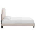 thumbnail image 6 of Modway Lindsey Performance Velvet King Platform Bed in Pink, 6 of 10