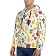thumbnail image 2 of Hoodies for Men - Vegetable Long Sleeve Comfrt Men'S Fashion Hoodies & Sweatshirts, Sweatshirts for Men Hoodies Pullover Clothing Clothes with Pouch, 2 of 7