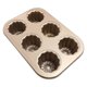 thumbnail image 3 of VORCOOL Canele Cake Mold 6-Cup Non-stick Carbon Steel Baking Pan Cupcake Muffin Bakeware, 3 of 4