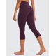 thumbnail image 2 of Pantalones CRZ YOGA Butterluxe Capri Morados Talle XL Cintura Alta 48 cm, 2 of 6