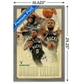 thumbnail image 3 of NBA Milwaukee Bucks - Damian Lillard 24 Wall Poster, 14.725" x 22.375" Framed, 3 of 4