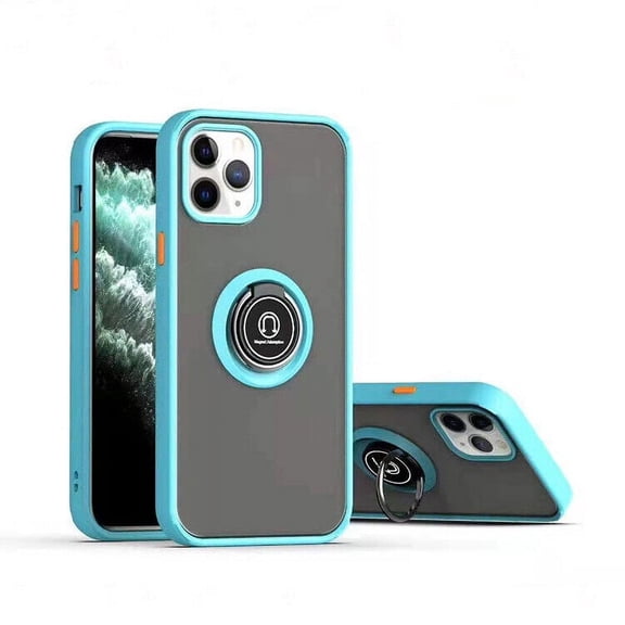 For Apple iPhone 14/13 Plus/ Pro /MAX Shockproof Magnetic Ring Kickstand Case