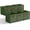 Dark Green, variant on GRANNY SAYS Cube Storage Bins, 11 Inch Fabric Organizer Bins, Collapsible Storage Baskets with Handles, 6-Pack, Pink