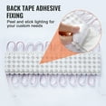 thumbnail image 4 of VEVOR 200PCS LED Storefront Lights, 103 ft DC 12V, LED Module Lights, 2835 SMD 3-LED 1.5W Window Lights with Tape Adhesive Backside, for Business Store Window Advertising Letter Signs, 4 of 9