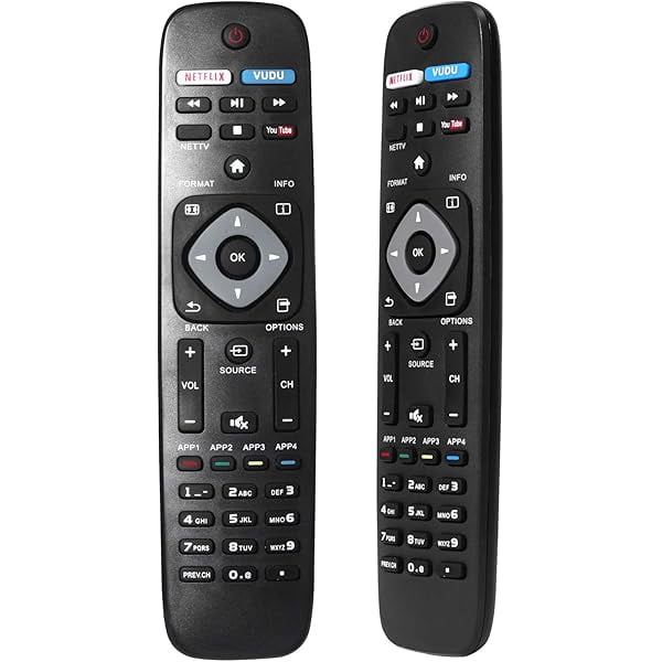 ccwmincc New Universal Remote Control for Philips TV Remote Replacement for LCD LED 4K UHD Smart TV NH500UP