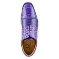 thumbnail image 4 of LIBERTYZENO Mens Oxford Formal Dress Shoes For Adult Male, Purple, 4 of 8