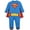 Superman, variant on DC Comics Justice League Batman Little Boys Zip Up Cosplay Costume Coverall and Cape Infant to Little Kid