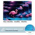 thumbnail image 2 of Flamingo Polyester Non-Slip Machine Washable Floor Mat: Outdoor Carpet Floor Mats, 2 of 6