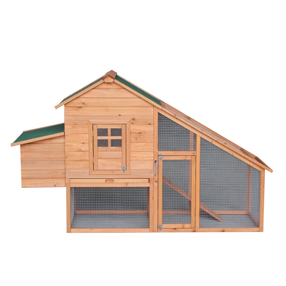 Kadyn Wooden Chicken Coop, Outdoor Rabbit Cage, Rabbit Cage with Lockable Door for Indoor Backyard,Large Chicken Farm 2 Tier Guinea Pig Pet House with Pull-Out Tray and Ramp (Log Color) Kadyn Wooden Chicken Coop, Outdoor Rabbit Cage, Rabbit Cage with Lockable Door for Indoor Backyard,Large Chicken Farm 2 Tier Guinea Pig Pet House with Pull-Out Tray and Ramp (Log Color)