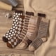 thumbnail image 2 of Calcetines de mujer otoño e invierno retro calcetines hasta media pantorrilla calcetines de pelo de moda personalizados medias gruesas y cálidas de estilo universitario japonés, 2 of 6