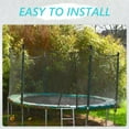 thumbnail image 2 of Miangastore Durable Plastic Trampoline Rod Covers for Protection Use Black 8pcs, 2 of 8