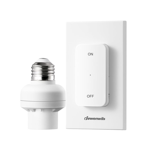 Enchufe de luz de control remoto DEWENWILS para base de bombilla E26