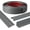 Gray, variant on General Wall Corner Protector, Peel and Stick Molding Trim Inside & Outside Corner, Self Adhesive Flexible Moulding Caulk Strip for Wall Edge, 1.6'' W x10' L, Black