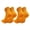 Orange, variant on Cushioned Athletic Crew Socks 2 Pairs, Orange, Large