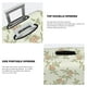thumbnail image 3 of Balery Rose Darkseagreen Color Background Funda de equipaje, fundas para maletas, elástica, lavable, protector de maletas, compatible con maletas de 18 a 32 pulgadas-Medium, 3 of 7