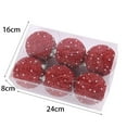 thumbnail image 6 of Cheers.US 6Pcs 8cm Christmas Balls Ornaments for Xmas Christmas Tree Theme Assorted Shatterproof Christmas Ball Ornament Set Decorations Festive Party, 6 of 7
