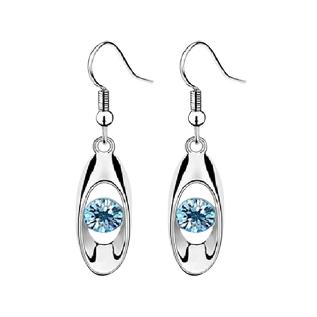 2PC Fashion Drop Earring Oval Dangle Earrings Long Earrings Jewelry Earrings Set Heart Drop Earrings Stud Huge Hoop Earrings Woman's Earrings 3 Earrings Set for 3 Earrings Dangling Succulent Earrings