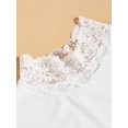 thumbnail image 2 of CAILDANL Detachable Lace Elegant Set Half Top Mock Blouse Collar Base Fake Collar Neck Cover for Women Girls, 2 of 5